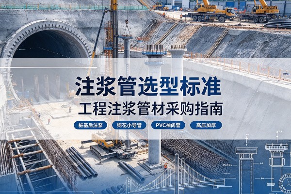 渭城注浆管选型标准