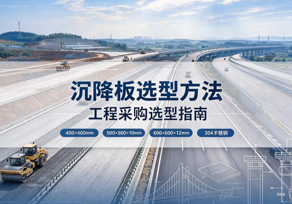 渭城沉降板选择方法